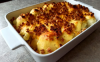 Roti de porc et gratiné de choux fleur au cheddar