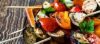 Brochette de poulet, ratatouille