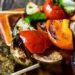 Brochette de poulet, ratatouille