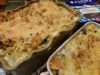 Gratin de crozets, courgettes et saumon fumé