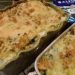 Gratin de crozets, courgettes et saumon fumé