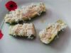 Courgettes mimosa au saumon fumé