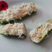 Courgettes mimosa au saumon fumé