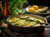 Roti de porc et gratin de courgettes, mimolette