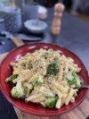 Macaronis brocolis et gorgonzola