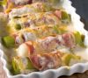 Roulés de poireaux au jambon