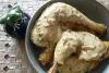 Poulet en cocotte moutarde avec pâtes