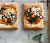 Feuilleté au chèvre, miel et potimarron