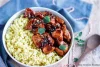 Poulet au caramel et riz parfumé