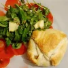 Chausson à la brandade mâche