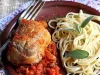 Paupiette de porc à l’italienne pate fraîche
